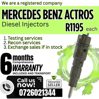 Mercedes Benz Actros diesel injectors for sale