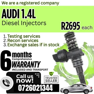 Audi 1.4L diesel injectors for sale