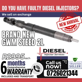 NEW GWM Steed 2L diesel injectors for sale