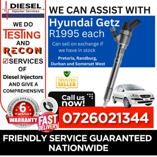 Hyundai Getz diesel injectors for sale