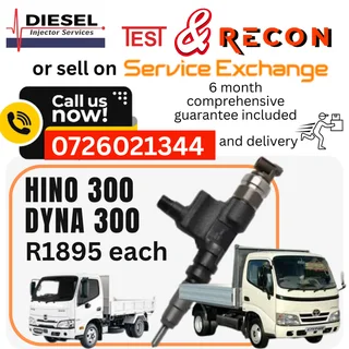 Dyna / Hino 300 diesel injectors for sale