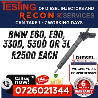 BMW E series diesel injectors recon services