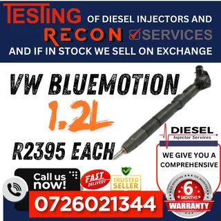 VW Bluemotion 1.2L diesel injectors for sale