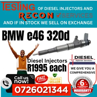 BMW E46 320d diesel injectors for sale