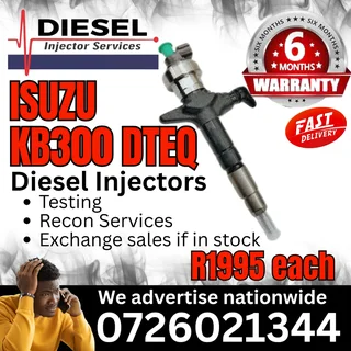 Isuzu KB300 diesel injectors for sale