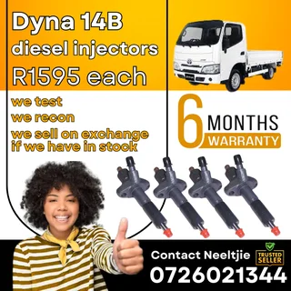 Dyna 14B diesel injectors for sale