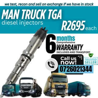 MAN Truck TGA diesel injectors for sale