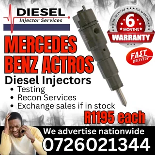 Mercedes Benz Actros diesel injectors for sale