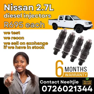 Nissan 2.7L diesel injectors for sale