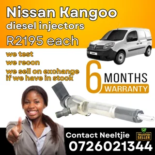 Nissan Kangoo diesel injectors for sale