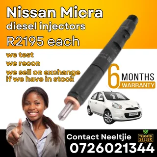 Nissan Micra diesel injectors for sale