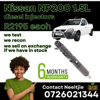 Nissan NP200 diesel injectors for sale