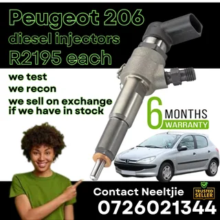 Peugeot 206 diesel injectors for sale