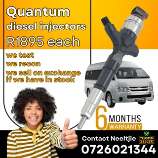 Toyota Quantum diesel injectors for sale