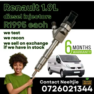 Renault 1.9L diesel injectors for sale