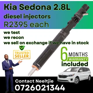 Kia Sedona 2.9L diesel injectors for sale