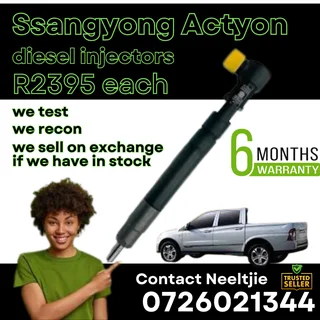 Ssangyong Actyon diesel injectors for sale