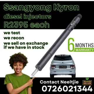 Ssangyong Kyron diesel injectors for sale