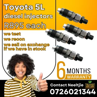 Toyota 5L diesel injectors for sale