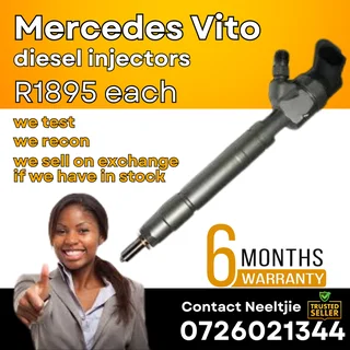Mercedes Vito diesel injectors for sale
