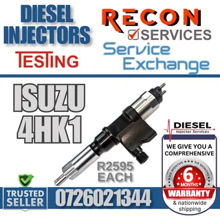 Isuzu 4HK1 diesel injectors for sale