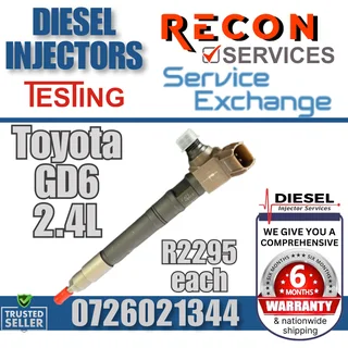 Toyota GD6 2.4L diesel injectors for sale