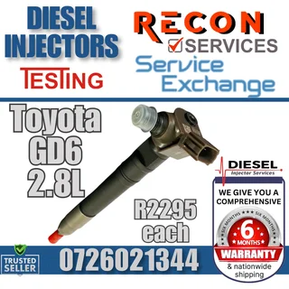 Toyota GD6 2.8L diesel injectors for sale