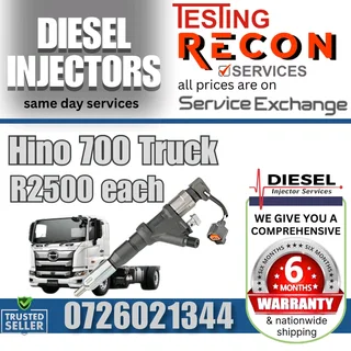 Hino 700 Truck diesel injectors for sale