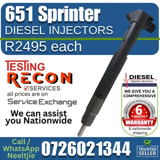 651 Sprinter diesel injectors for sale