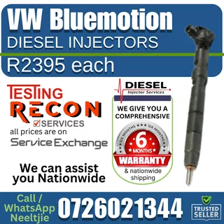 VW Bluemotion diesel injectors for sale