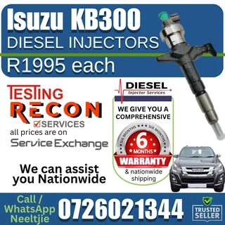 Isuzu KB300 diesel injectors for sale