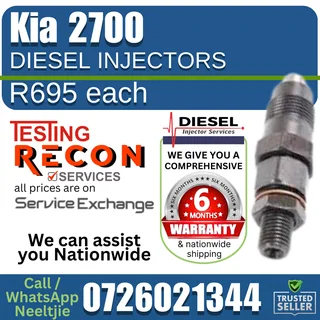 Kia 2700 diesel injectors for sale