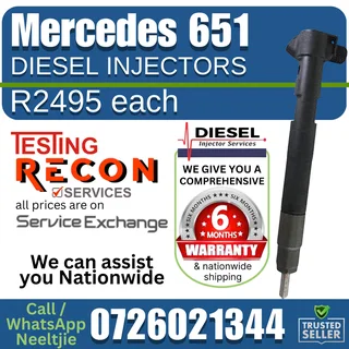 Mercedes 651 diesel injectors for sale