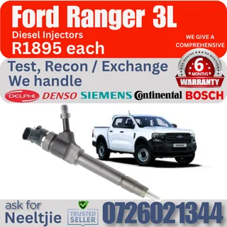 Ford Ranger 3L diesel injectors for sale