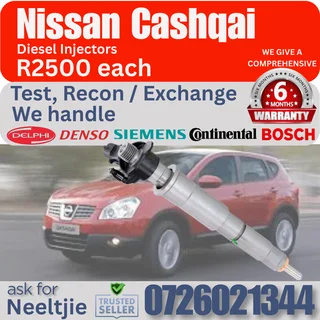 Nissan Cashqai diesel injectors for sale