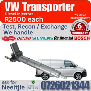 VW Tansporter diesel injectors for sale