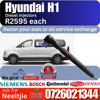 Hyundai H1 diesel injectors for sale
