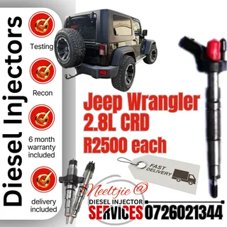 Jeep Wrangler 2.9L CDI diesel injectors for sale