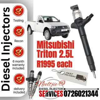 Mitsubishi Triton 2.5L diesel injectors for sale