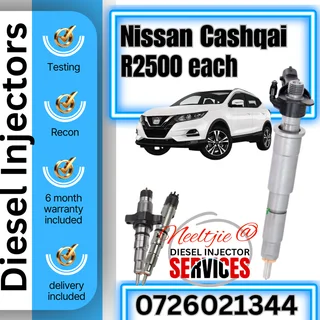 Nissan Cashqai diesel injectors for sale