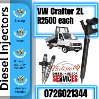 VW Crafter 2L diesel injectors for sale