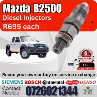 Mazda B2500 diesel injectors for sale