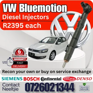 Vw Bluemotion diesel injectors for sale