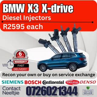 BMW X3 x-drive diesel injectors for sale
