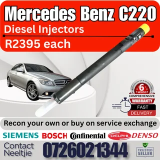 Mercedes C220 diesel injectors for sale