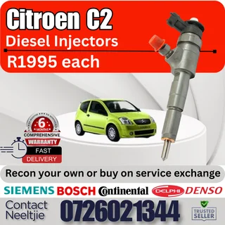 Citroen C2 diesel injectors fro sale