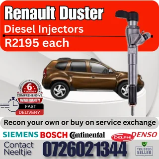 Renault Duster diesel injectors for sale