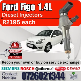 Ford Figo 1.4L diesel injectors for sale