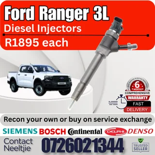 Ford Ranger 3L diesel injectors for sale
