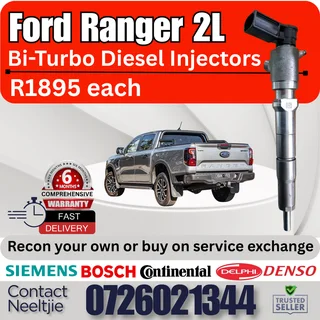 Ford Ranger 2L bi-turbo diesel injectors for sale